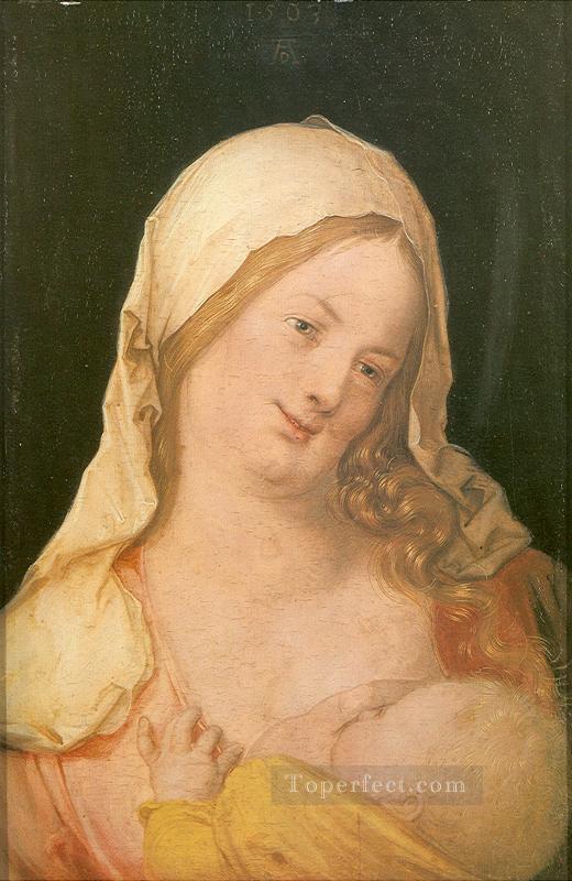 Virgin Suckling the Child Albrecht Durer Oil Paintings